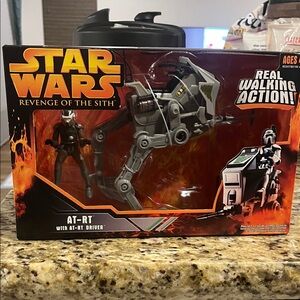 Star Wars Gray AT-RT Walker with Pilot Figure